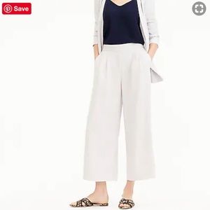 NEW J. Crew Wide Leg Pant in Crepe